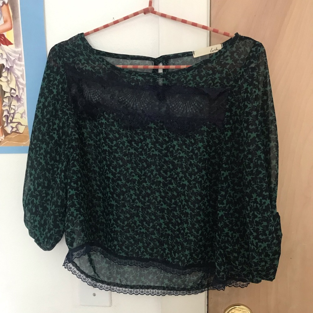 Lush Flowy Crop Top